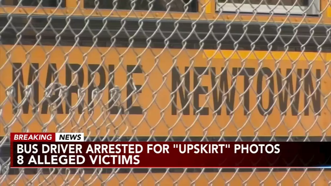 Delaware County school bus driver accused of taking upskirt photos of female students arrested