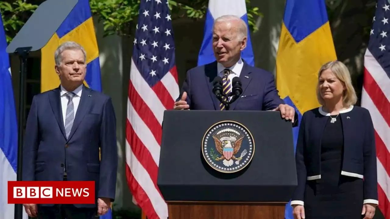 Ukraine war: US fully backs Sweden and Finland Nato bids - Biden