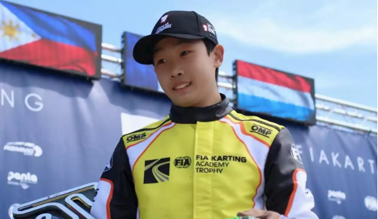 Cebuano karting sensation, 14, shares journey to his 2nd place finish in int’l race