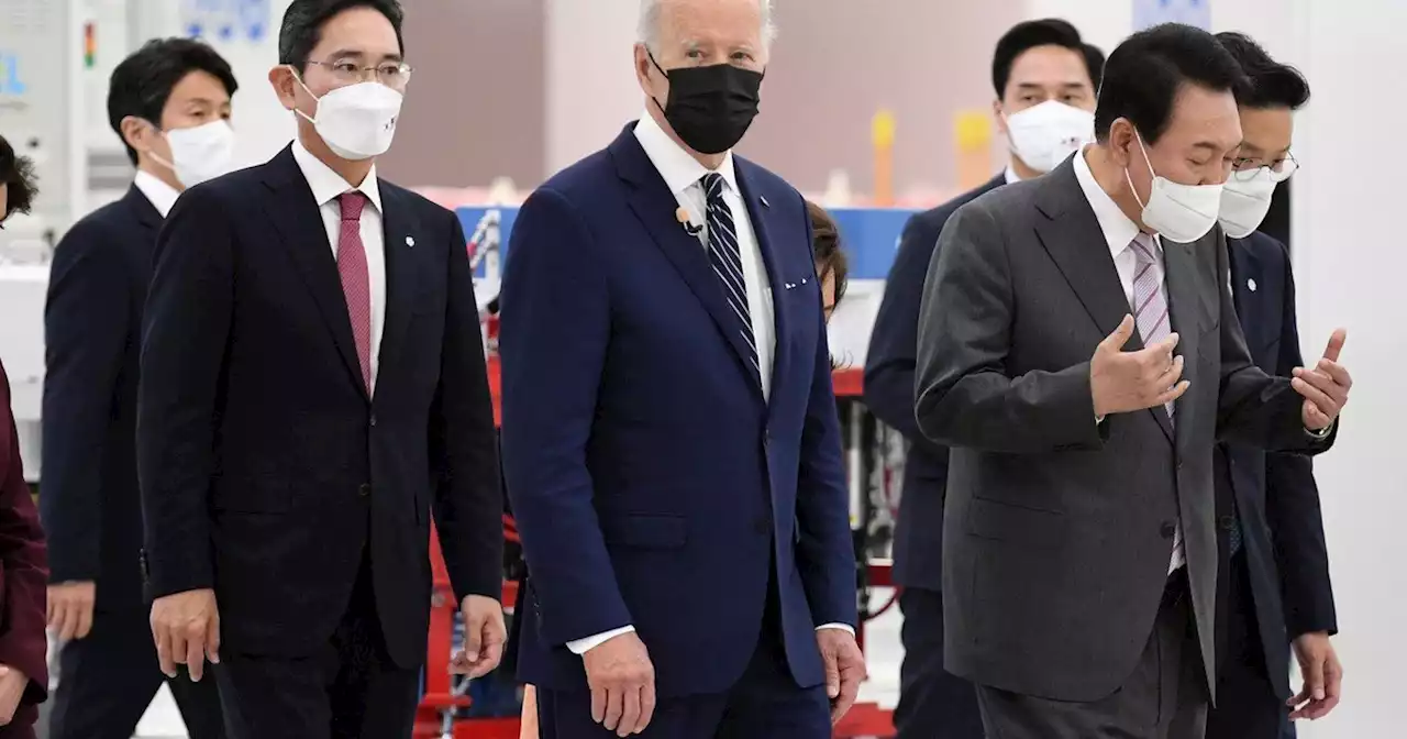 Joe Biden abre su gira en Corea del Sur con la mira puesta en la escasez mundial de microchips