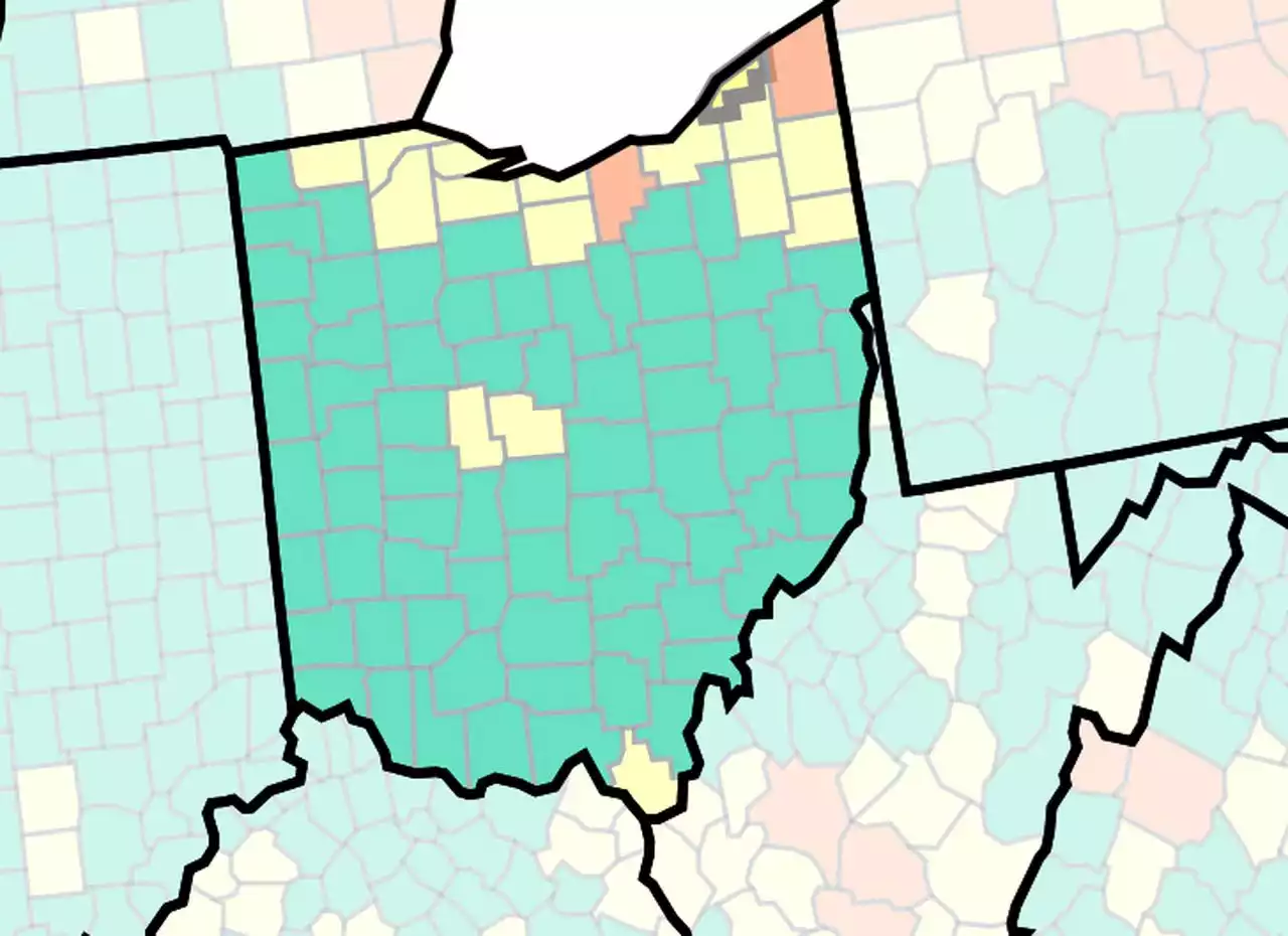 Cuyahoga, 14 other Ohio counties flip from low to medium COVID-19 transmission, but CDC advises only people at high risk need masks