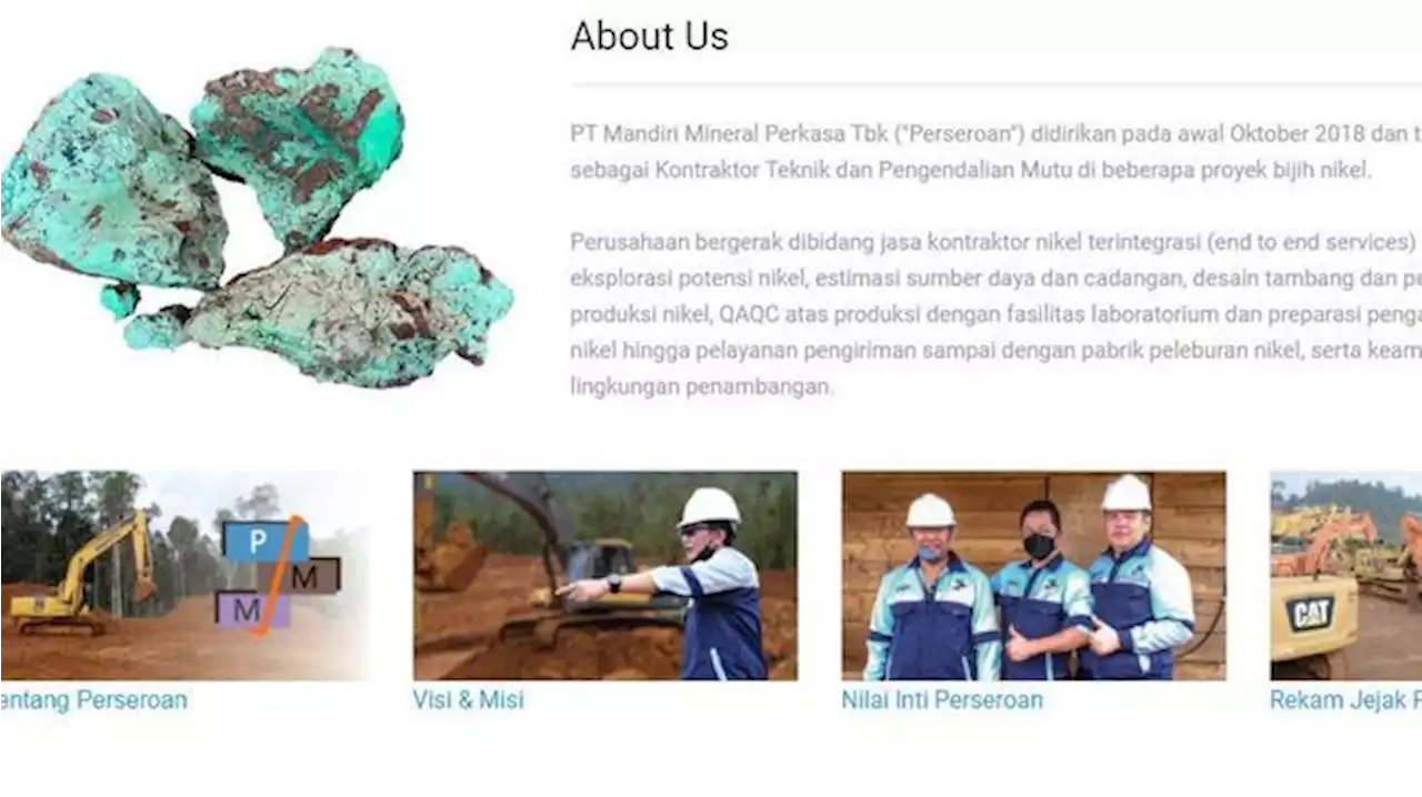 IPO, Mandiri Mineral Incar Rp 134,9 M & Rp 2,37 T dari Waran