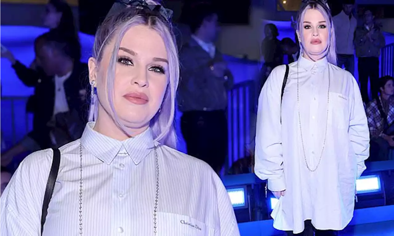 Pregnant Kelly Osbourne attends Christian Dior fashion show