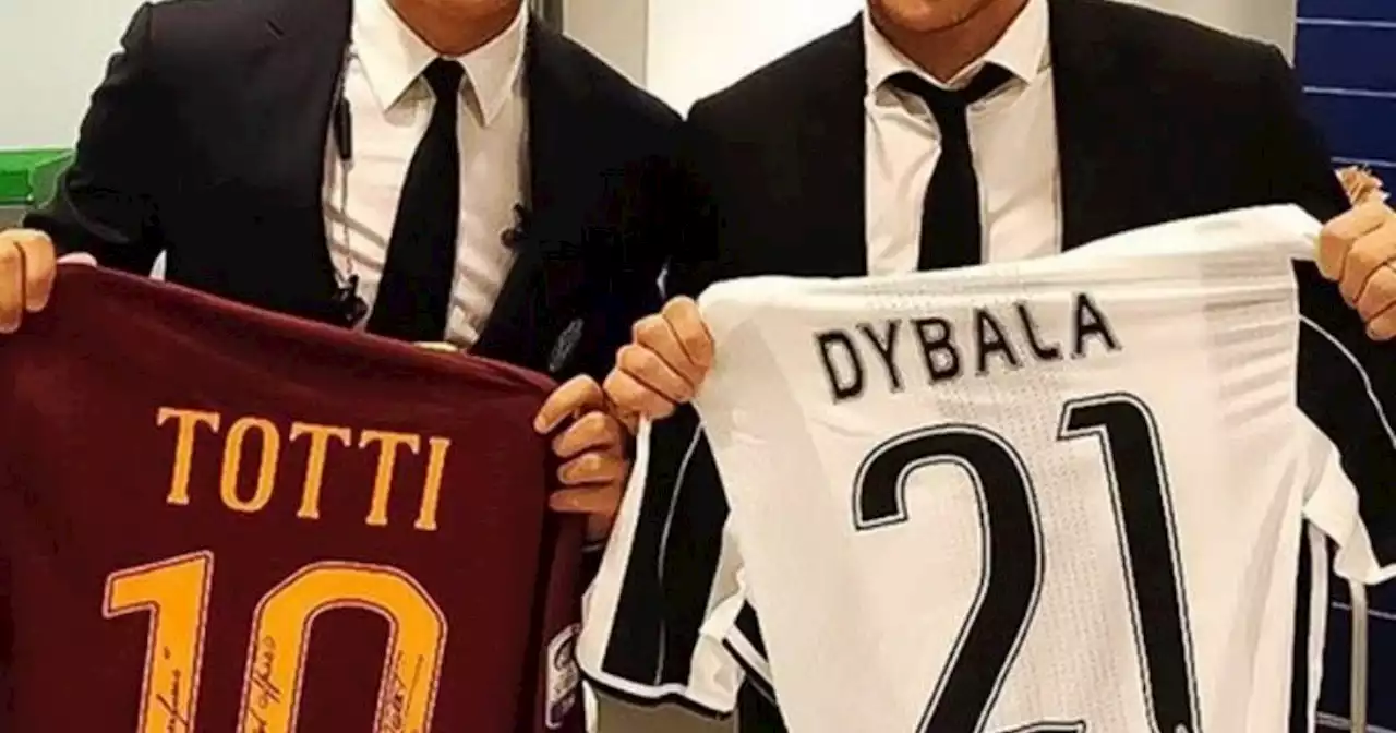 Totti: 'Voy a hablar con Dybala para ver si lo puedo llevar a Roma'