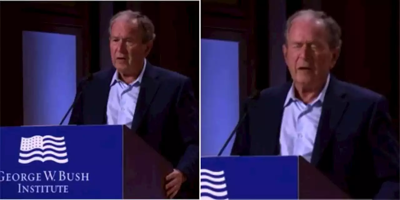 Video: George Bush confunde la guerra de Irak con la de Ucrania