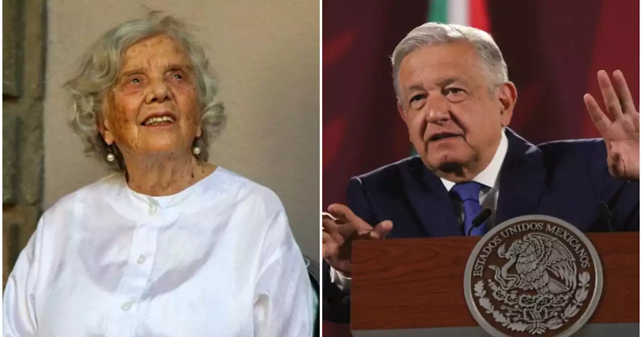 El mensaje que Elena Poniatowska mandó al Gobierno de López Obrador en su cumpleaños