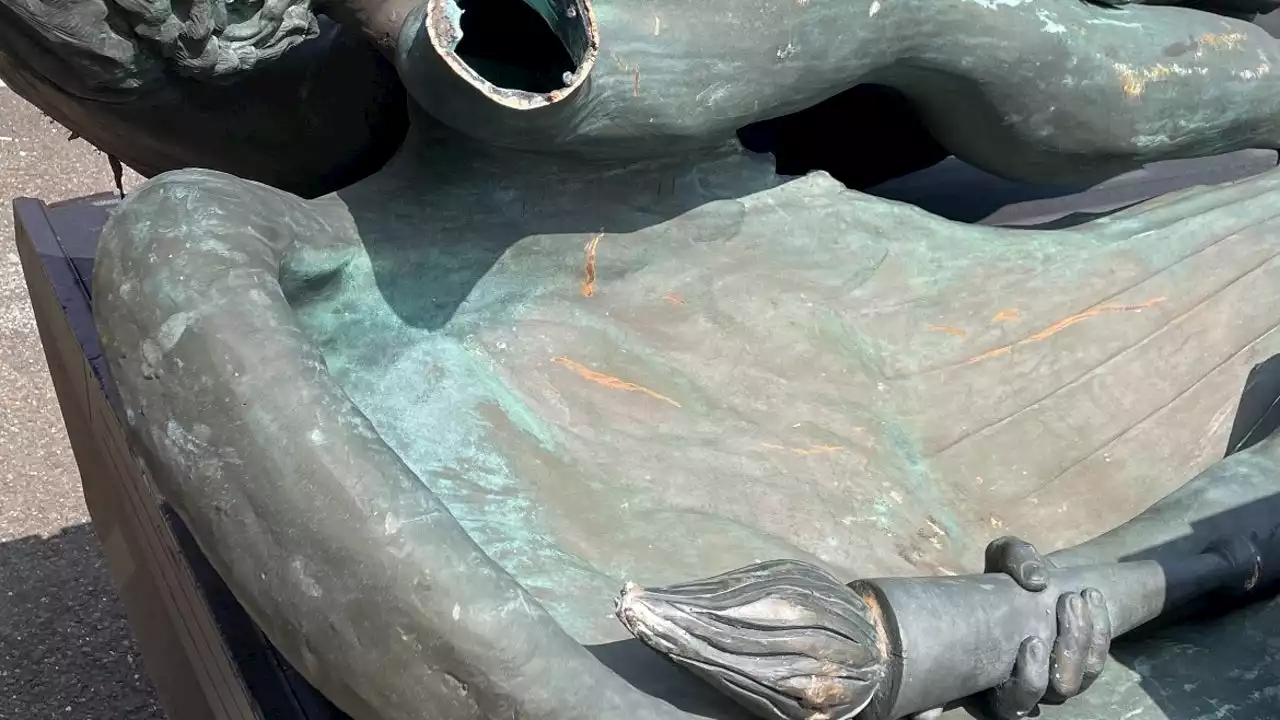 Statue stolen near Trenton church found at Philadelphia scrapyard, police say