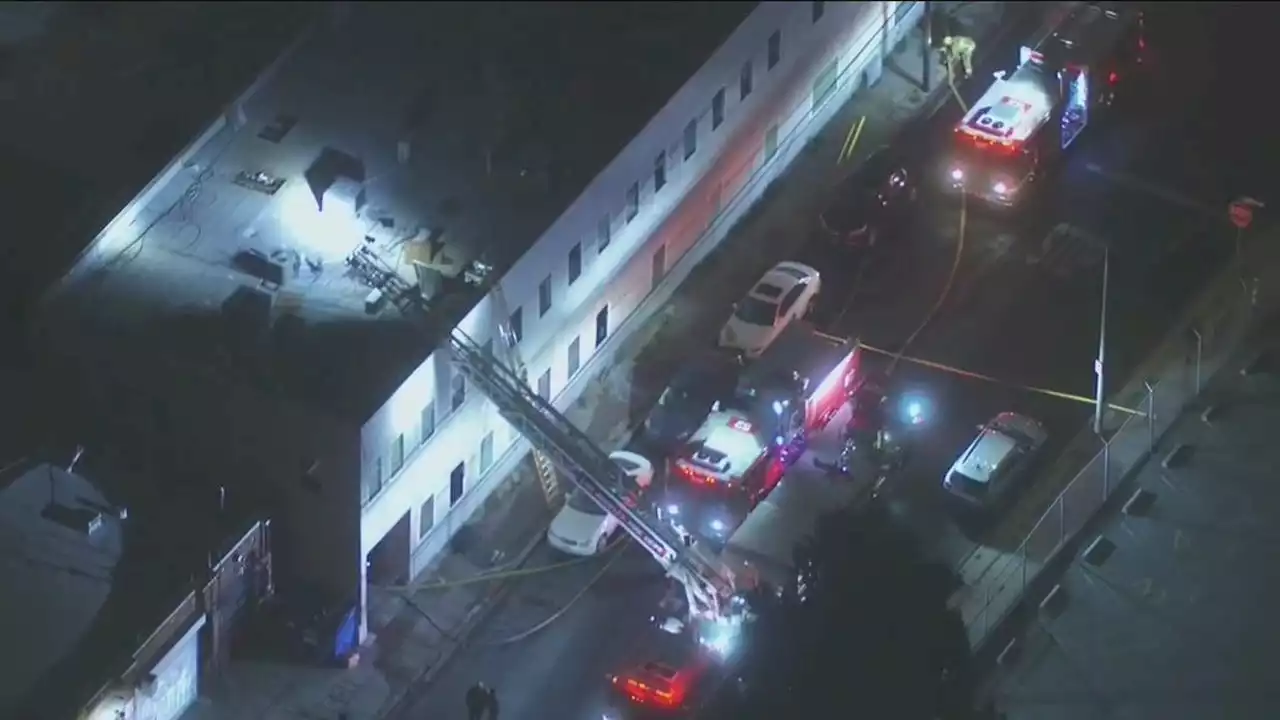 One killed in Hollywood recording studios fire