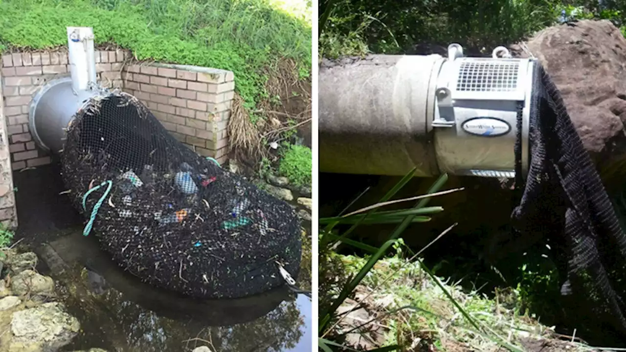 Australian City Uses Drainage Nets to Stop Waste from Polluting Waterways