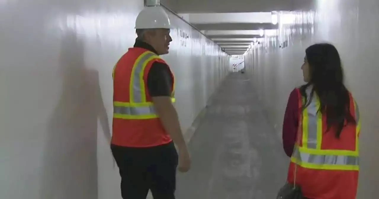 Tunnels under Bay Bridge toll plaza offer look at bridge's history