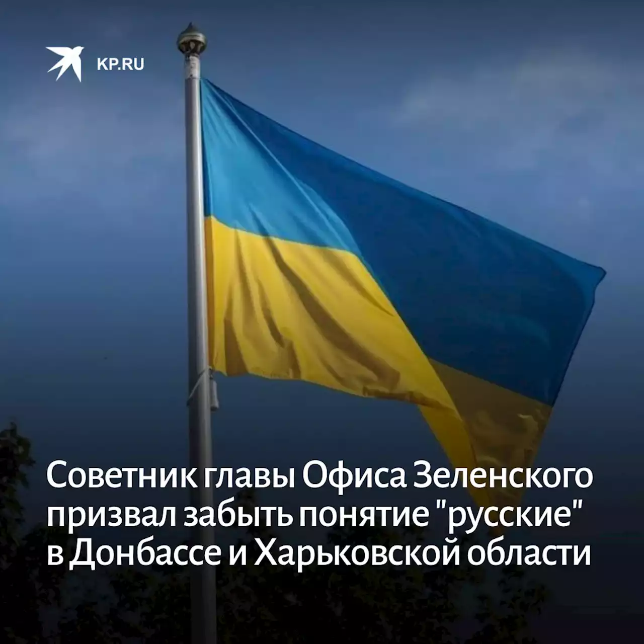 Советник главы Офиса Зеленского призвал забыть понятие 'русские' в Донбассе и Харьковской области