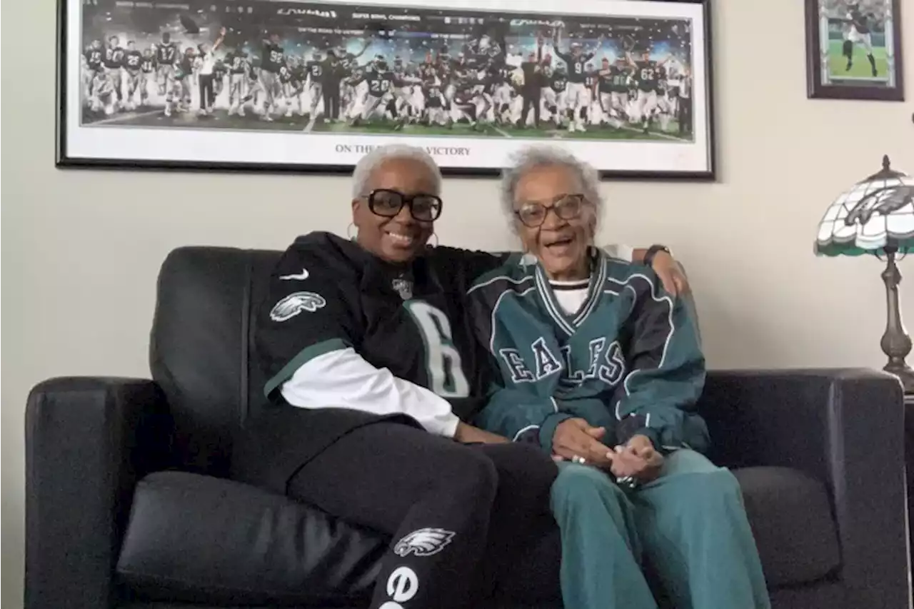 At 88, this Eagles fan’s dance moves caught the attention of Janet Jackson and a million others