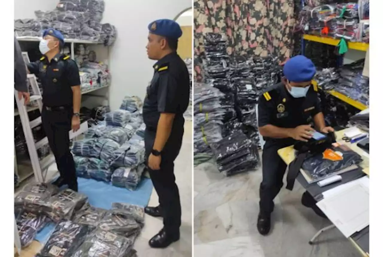 Counterfeit pants and bags seized in Perak