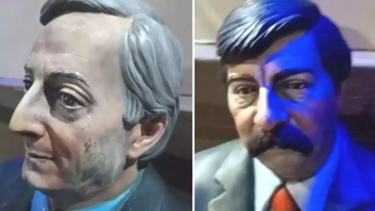 Río Gallegos: cayó el hombre que vandalizó las estatuas de Néstor Kirchner