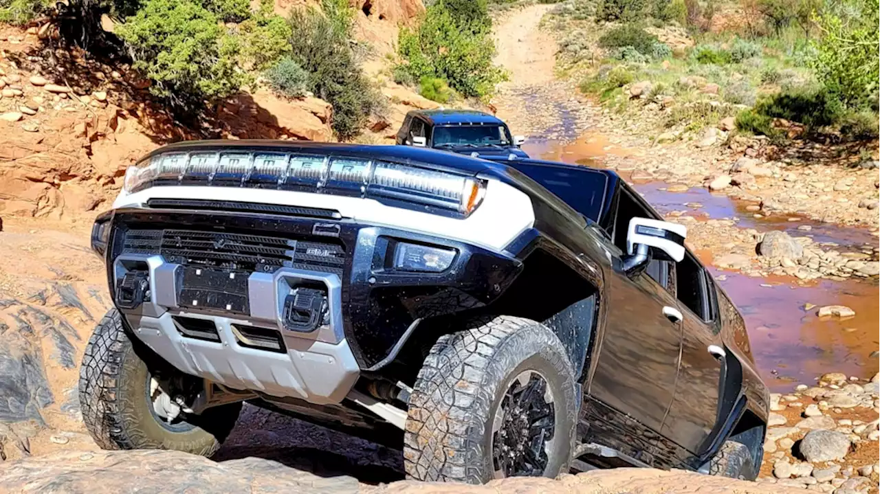 GMC Hummer EV SUV prototypes hit the trails in Moab