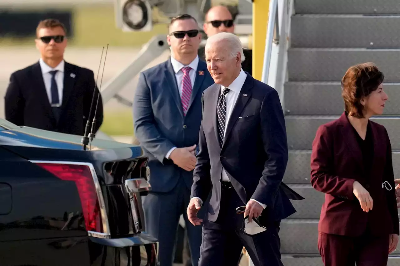 Biden arrives in South Korea on first Asia trip as president