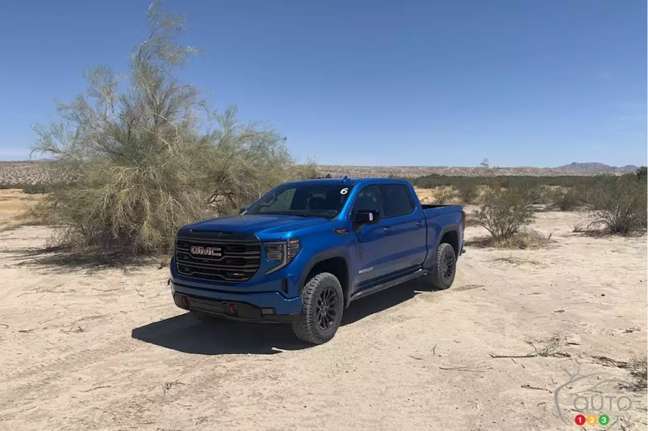 Premier essai des GMC Sierra Denali Ultimate et AT4X 2023 | Essais routiers | Auto123