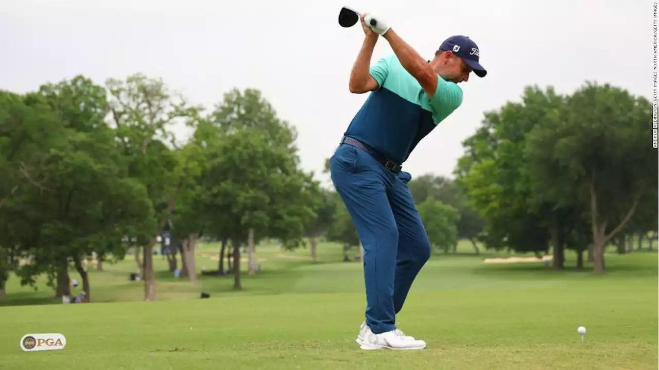 Golfer's ball stopped and rolled off green by squirrel at PGA Championship