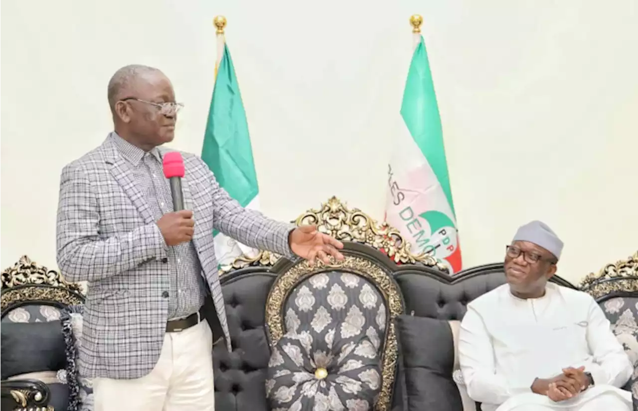 We must work together to save, unite, rescue Nigeria - Ortom to Fayemi