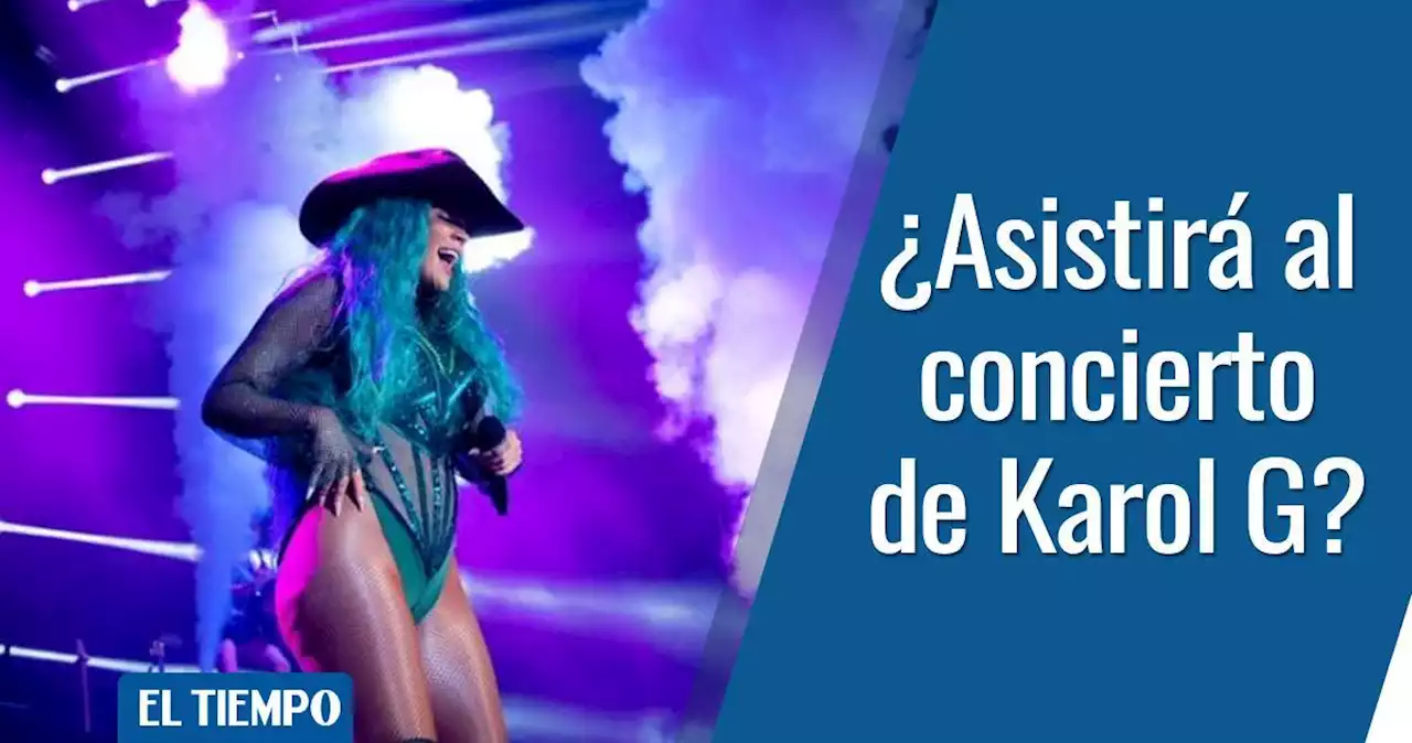 Karol G: detalles del concierto en Bogotá y qué debe tener en cuenta si va