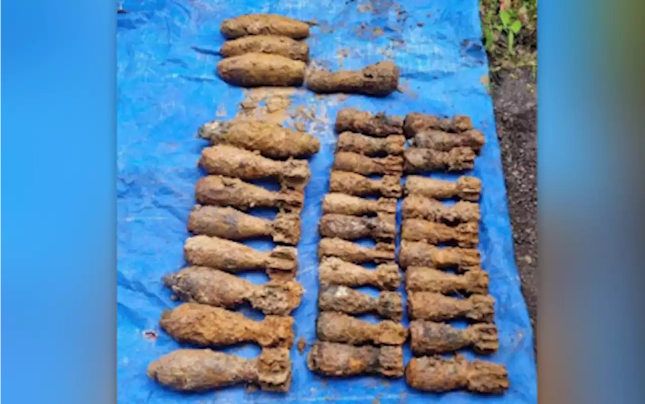 Cotabato construction site yields vintage bombs