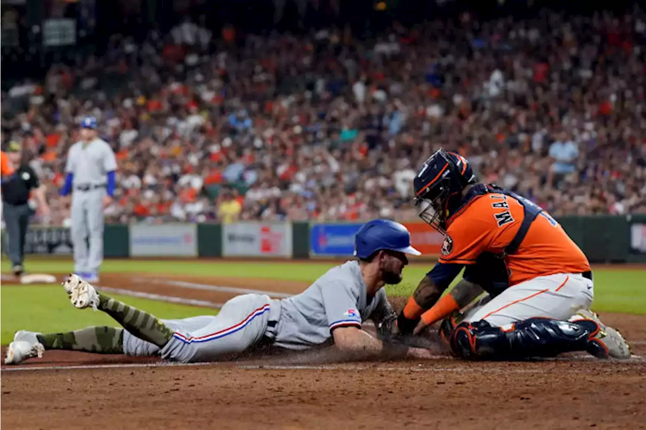 Pérez throws 1st shutout since 2014, Texas blanks Astros 3-0