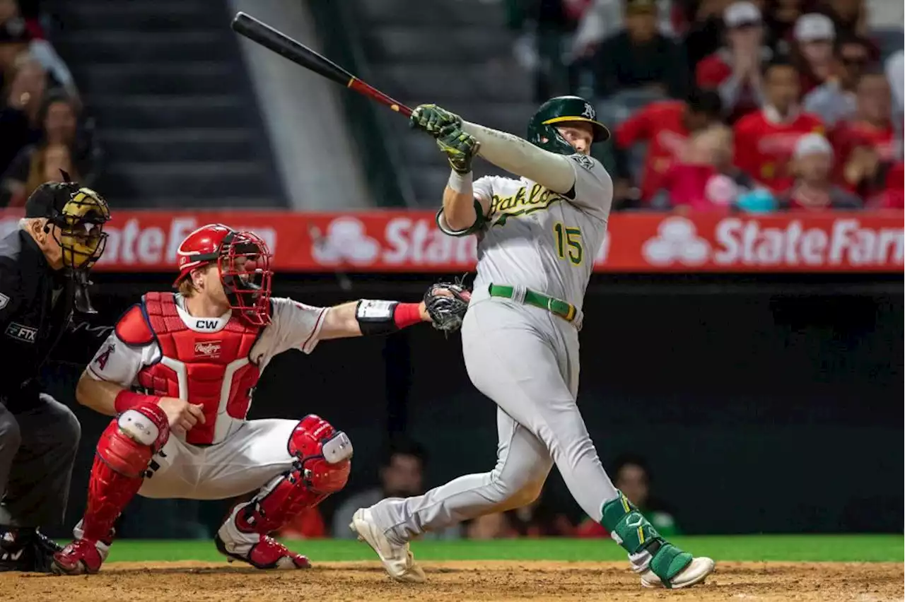 Brown’s homer sends A’s to 4-2 victory over skidding Angels