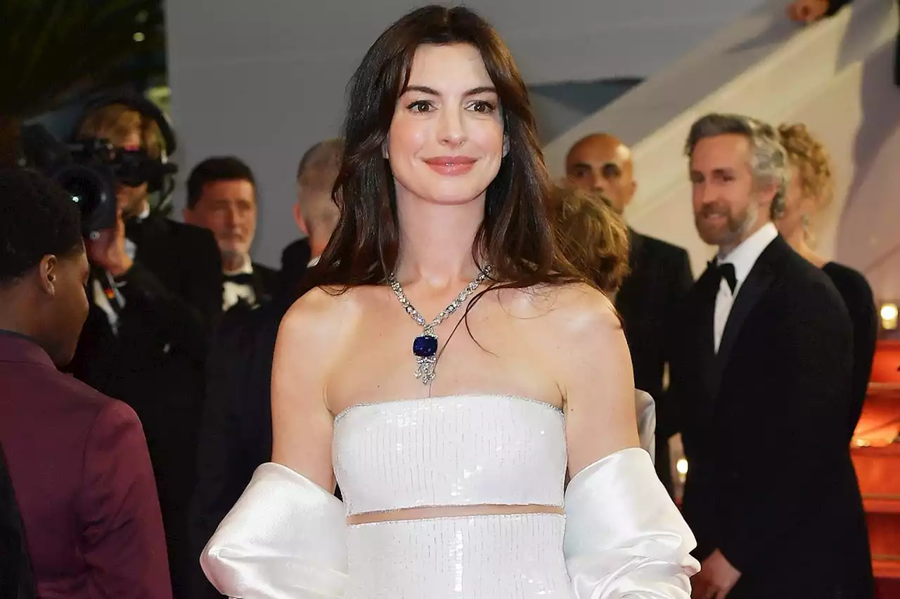 Anne Hathaway stuns in Cannes Film Festival red carpet debut