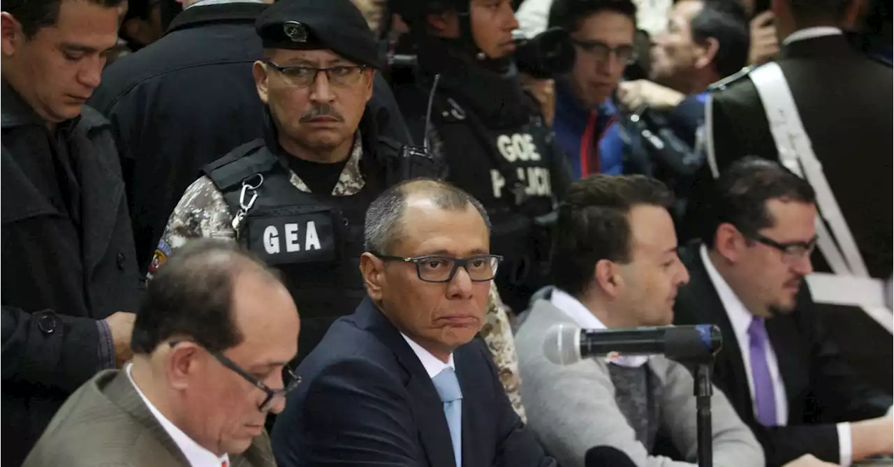 Ecuador's ex-vice president arrested, headed back to prison