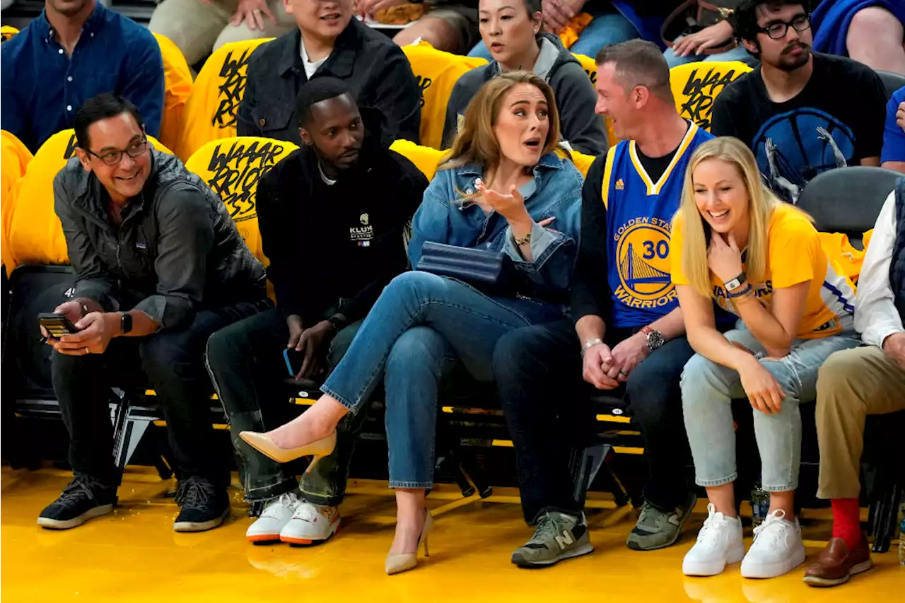 Handful of celebs take in Warriors' Game 2 thriller over Mavs