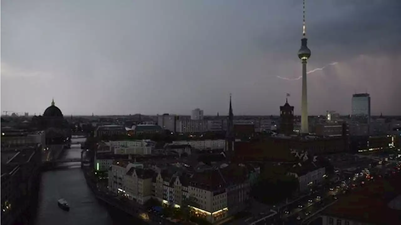 Regen, aber keine Unwetter über Berlin