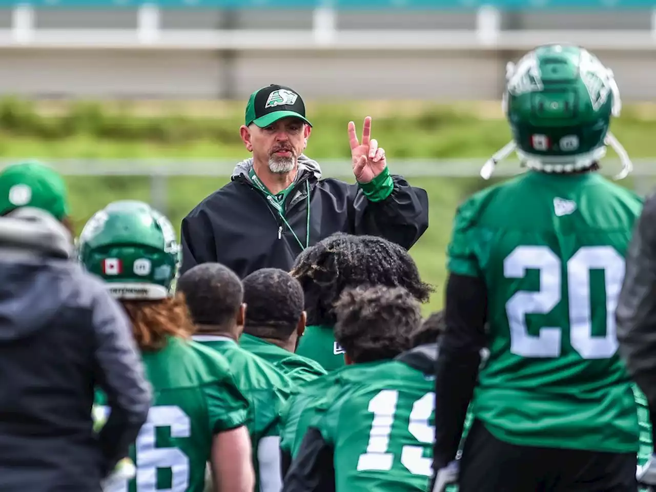 Friday fisticuffs featured at Riders' first outdoor practice of training camp