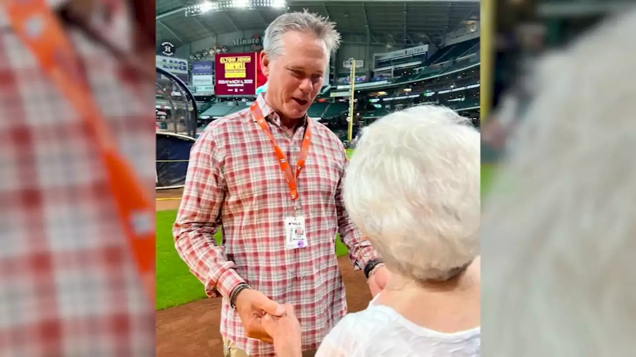 Astros fan from Spring celebrates 95th birthday with favorite team