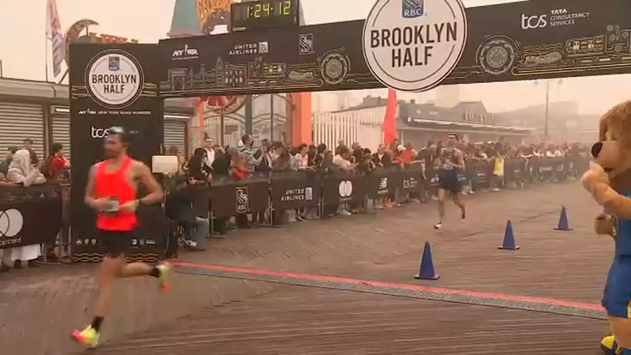 Brooklyn Half Marathon runner dies after collapsing at finish line