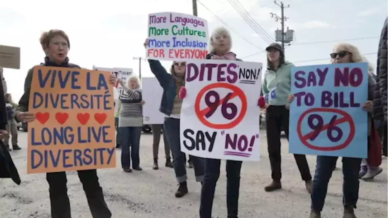 La Pêche protesters against Bill 96 call for a 'more inclusive' Quebec | CBC News