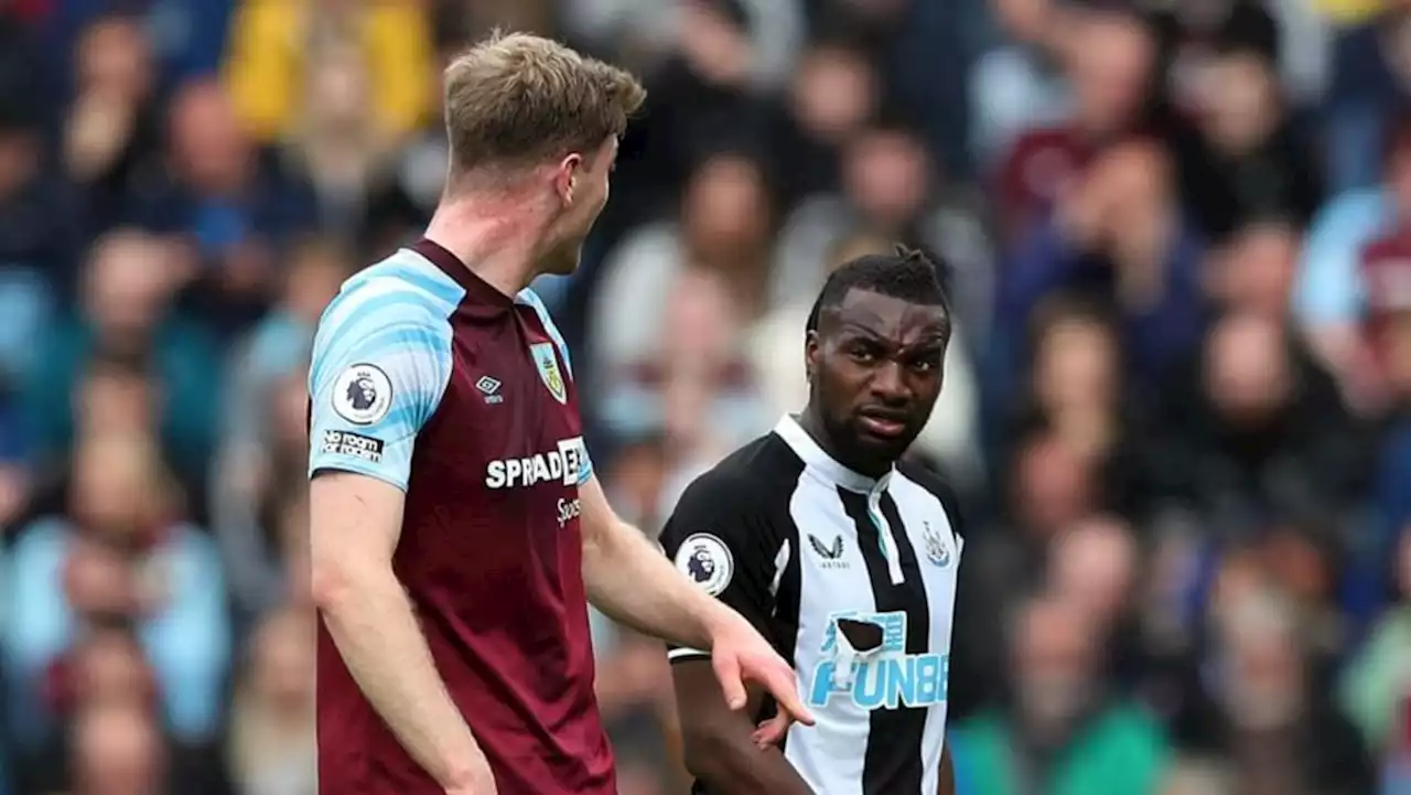 Burnley relegated after 2-1 defeat by Newcastle