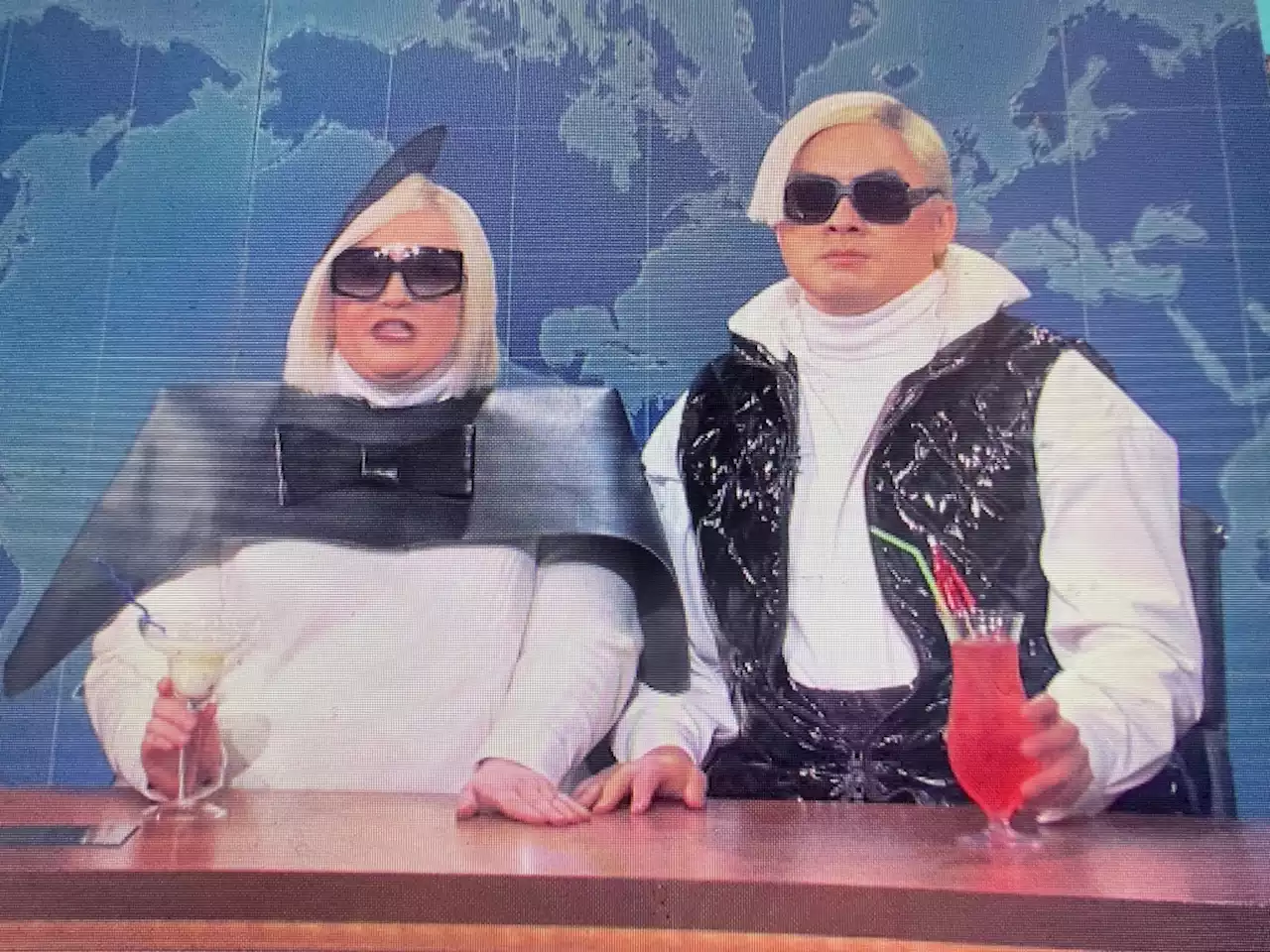 ‘SNL’s Weekend Update Gives Exiting Cast Members Aidy Bryant & Pete Davidson The Last Laugh