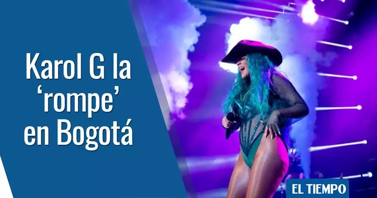 Karol G está calentando con música y ritmo a Bogotá