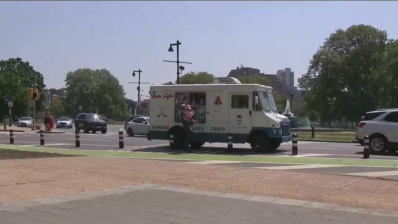 Philadelphia residents, visitors look for ways to cope with summer-like heat