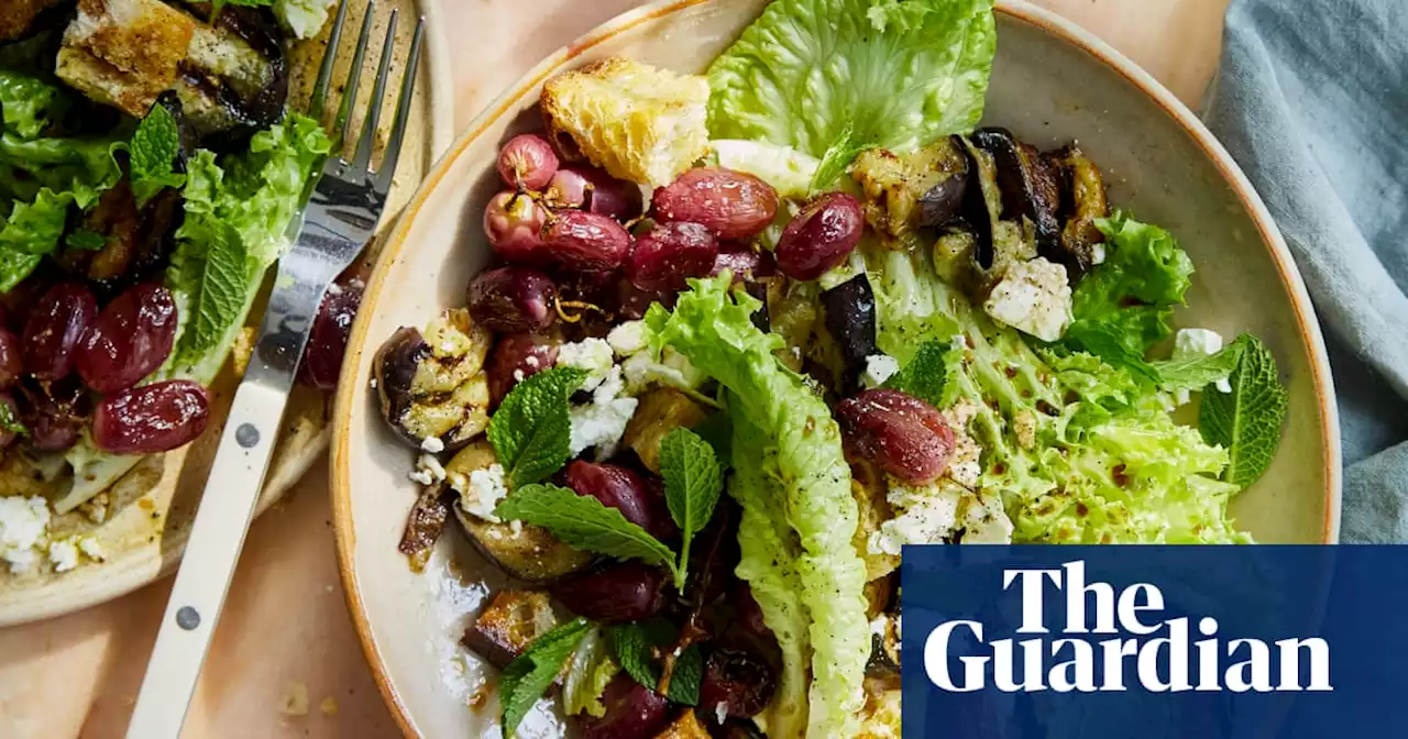 Tamal Ray’s recipe for grilled aubergine salad