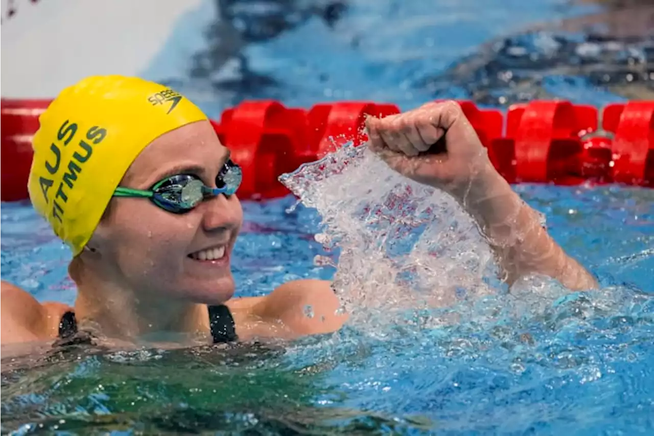 Swimmer Ariarne Titmus sets 400-meter freestyle world record