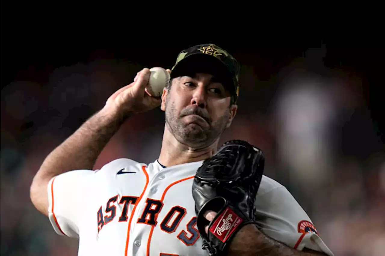 Verlander shines to lead Astros to 2-1 win over Rangers