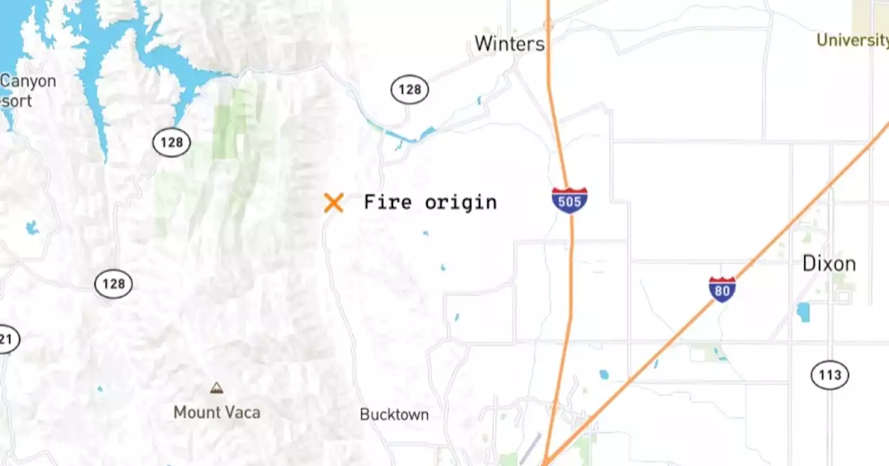 Evacuations ordered in Solano County wildfire