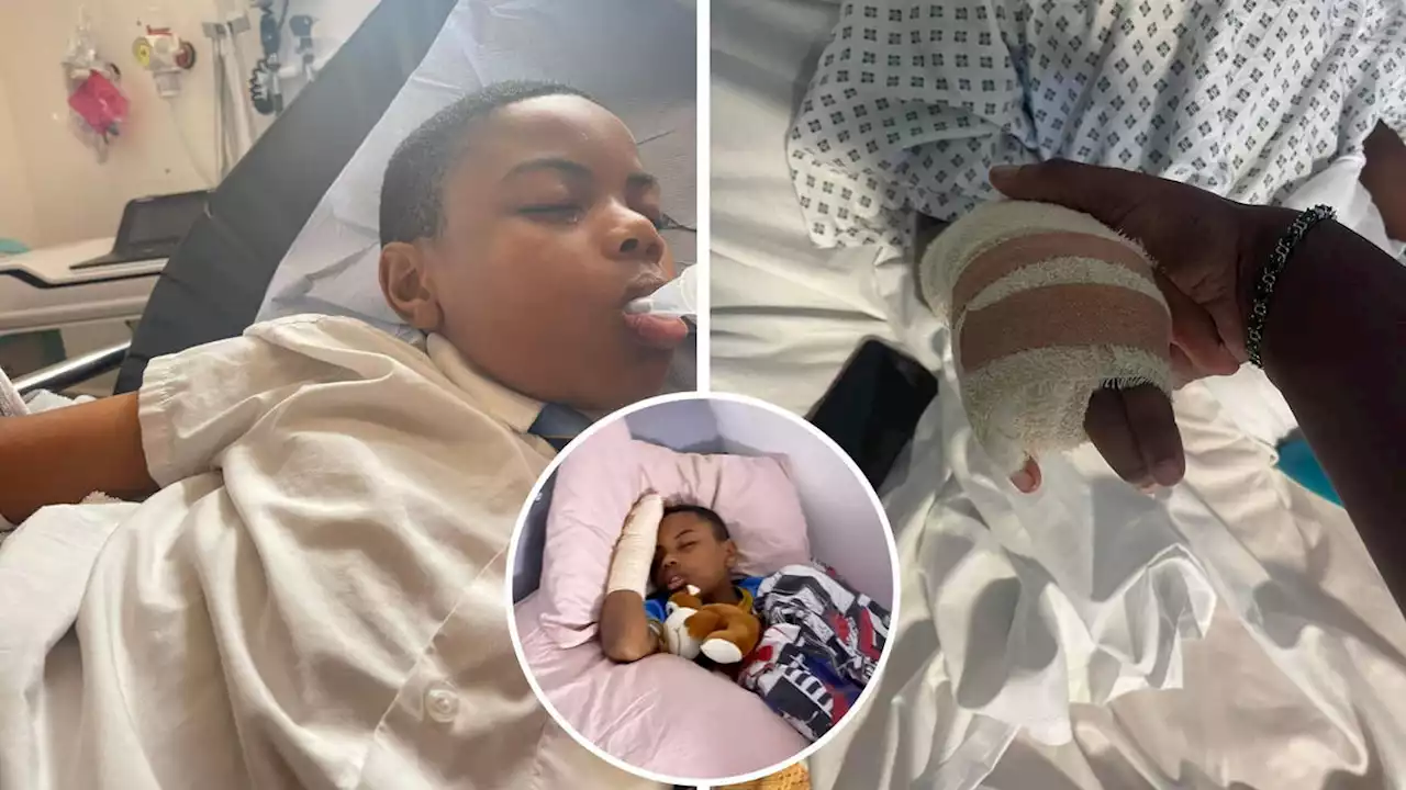 £60k raised for boy, 11, who had finger amputated after injuring it 'running from bullies'