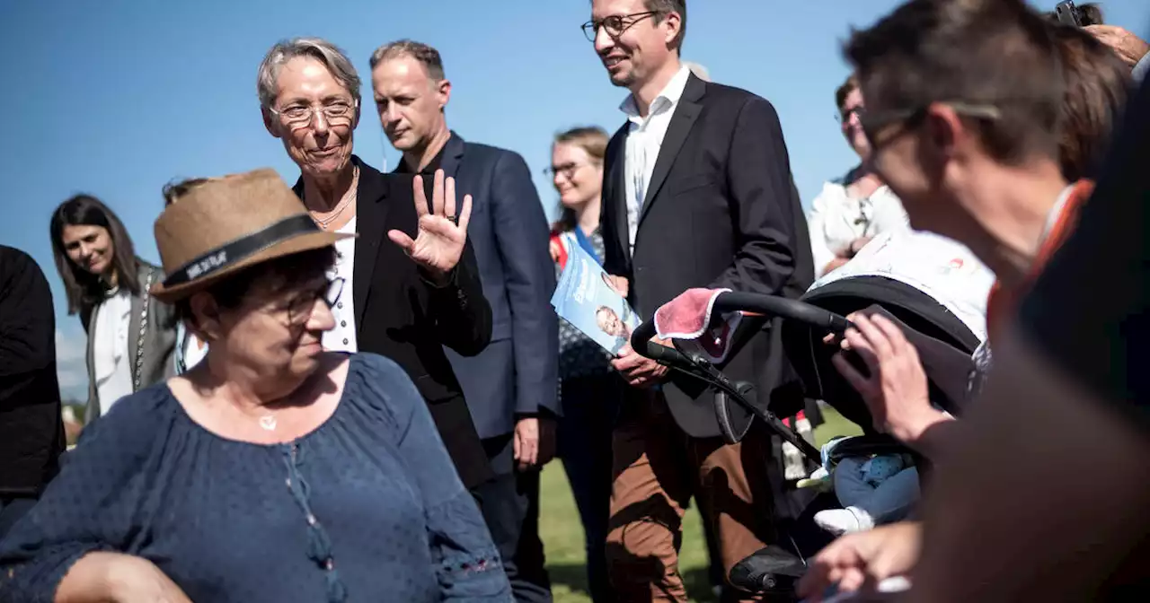 Borne dans le Calvados: «Pas là en tant que Première ministre, mais comme candidate»