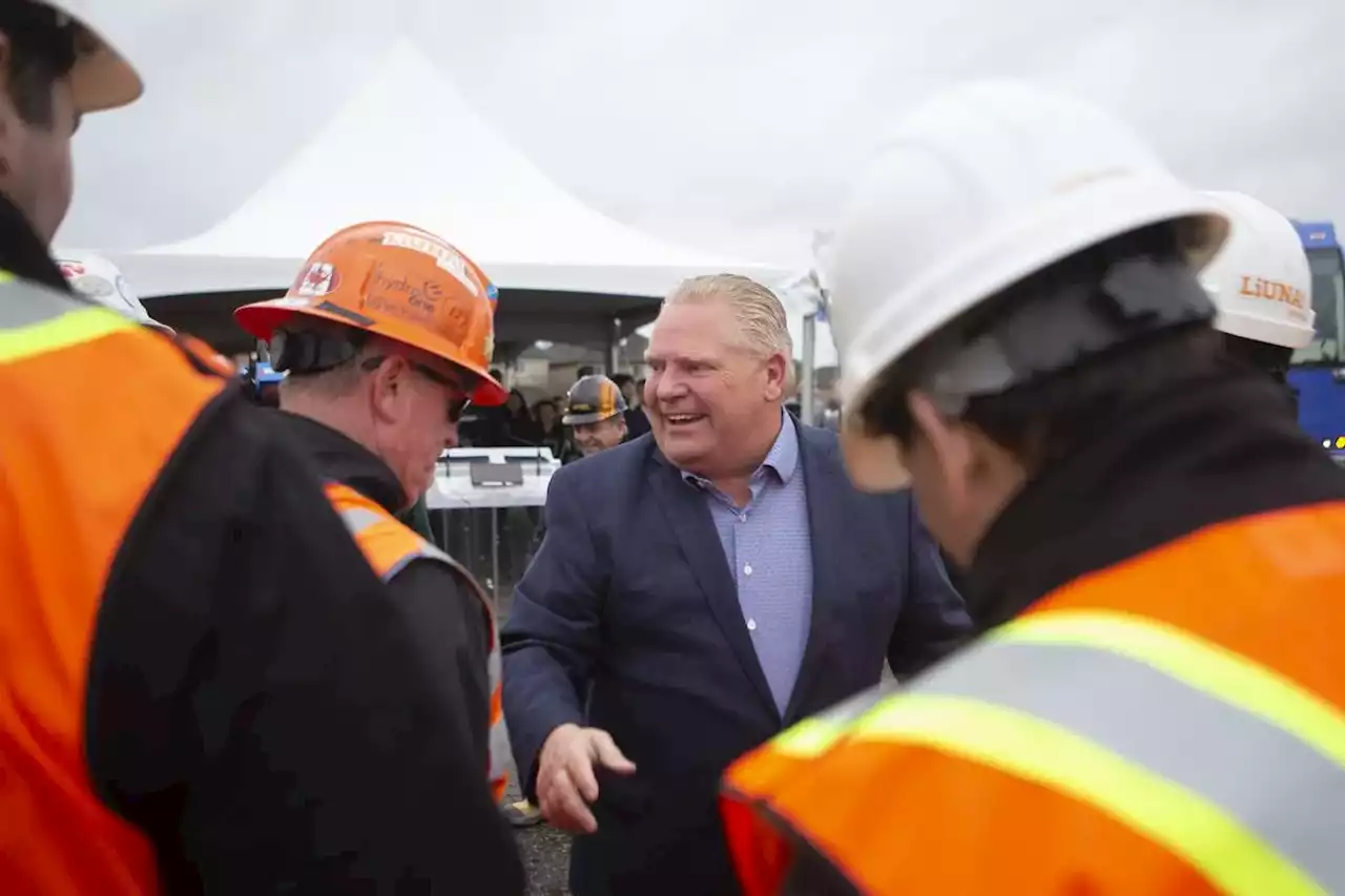 Opinion | Doug Ford’s labour of love: A hard hat revolution as PCs win over construction unions