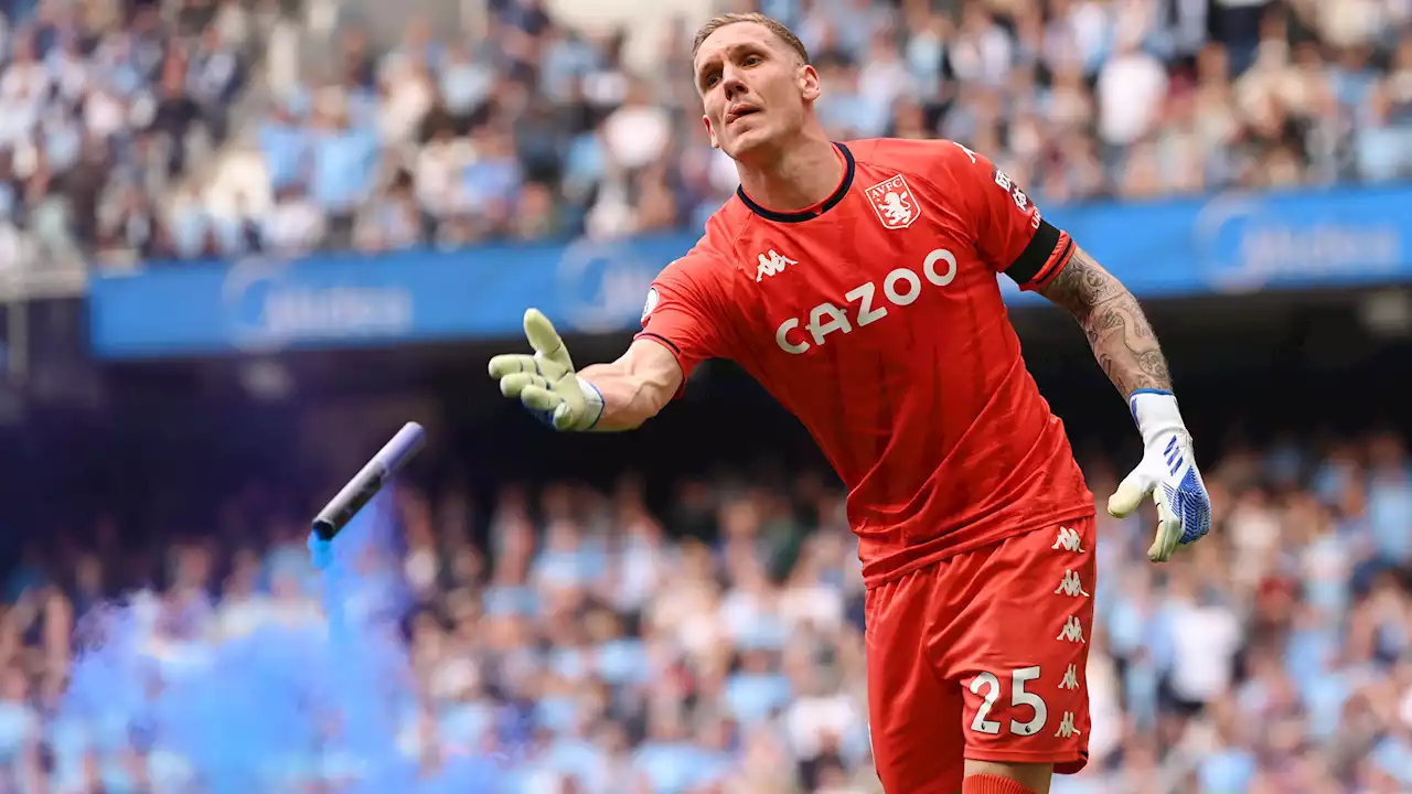 Aston Villa Goalie Robin Olsen Assaulted Amid Man City Fans' Invasion of Field