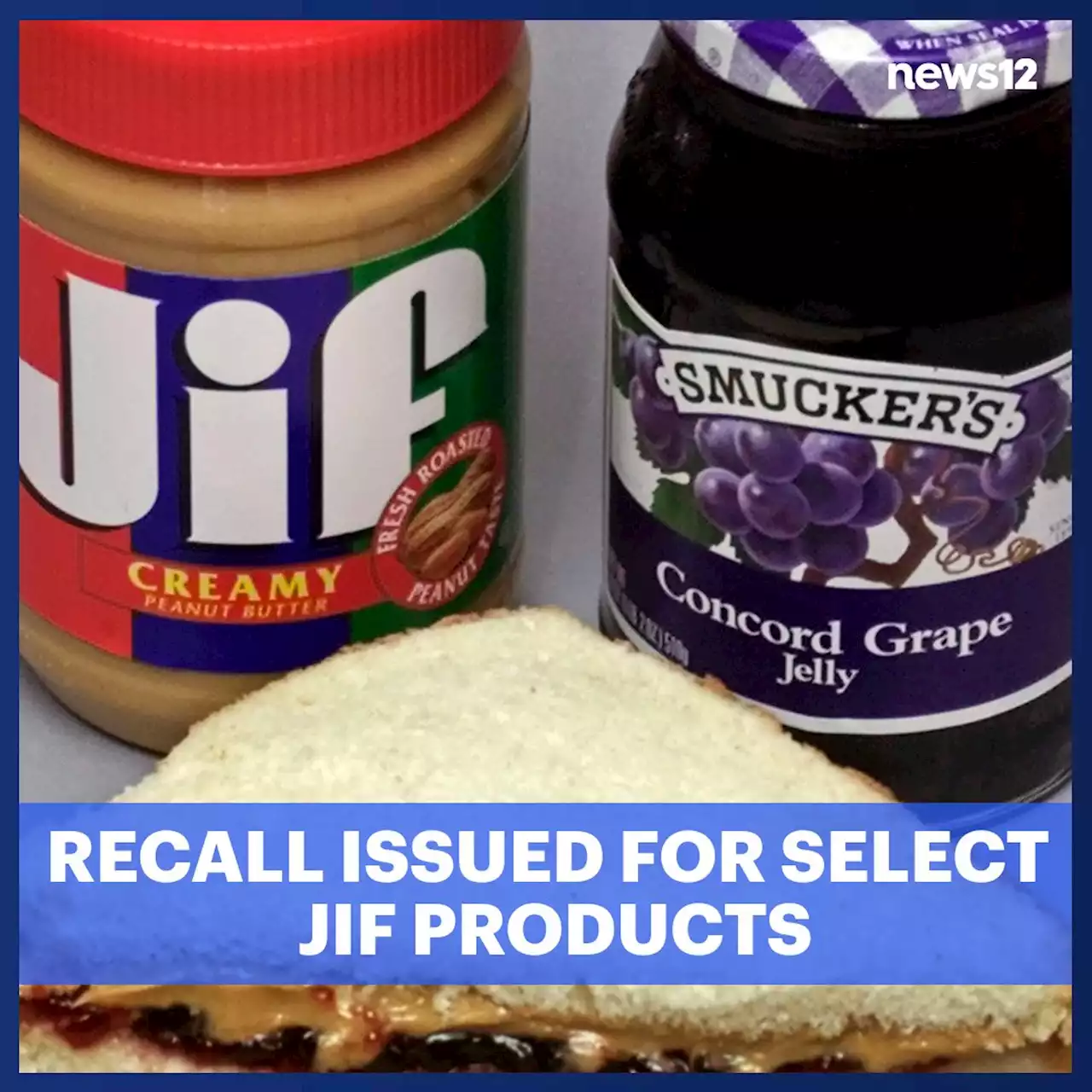 Some Jif peanut butter products recalled for potential Salmonella contamination