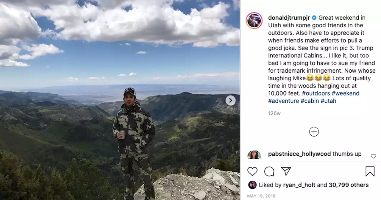 Utah hunting guide faces felony charge for Donald Trump Jr.’s big-game hunt