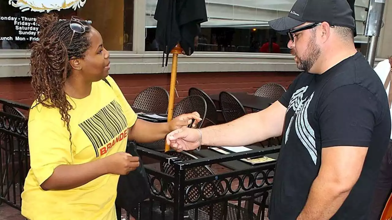 Man Needs Verbal Assurance That Hand Stamp Will Get Him Back In